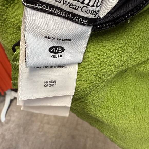 Columbia Kids' Gray Reversible Fleece Lined Jacket - Picture 5 of 8